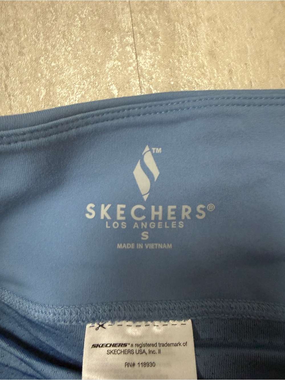 Skechers Skort athletic skirt dusty slate blue tennis golf pickleball skirt - Picture 4 of 7